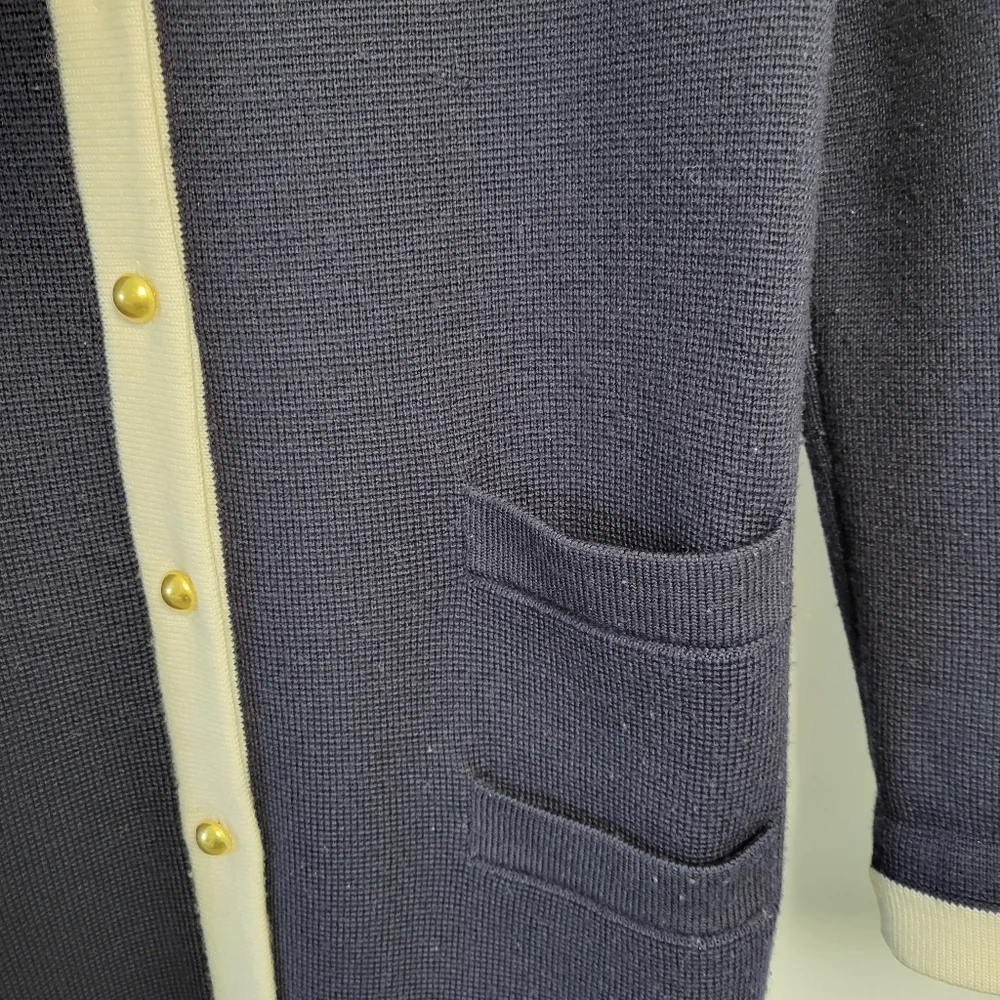 TORY BURCH Sabrina Cardigan In Medium black / Ivory